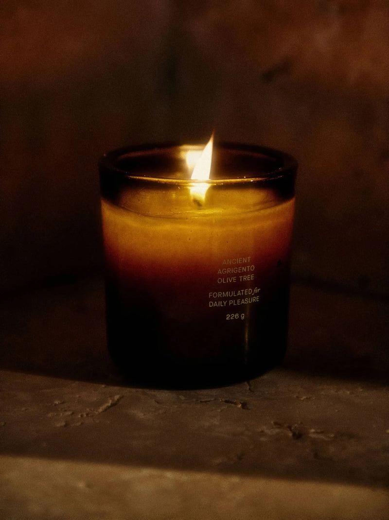 Ancient Agrigento Olive Tree Candle