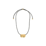 Heaven Mayhem - Pebble Necklace - Gold/Black - BLVD