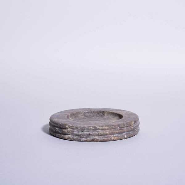 Leona Bowl Small - Travertine Silver Grey