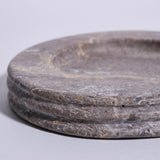 Leona Bowl Small - Travertine Silver Grey
