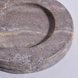 Leona Bowl Small - Travertine Silver Grey