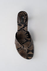 Everyday Thong Heel 50 - Python Embossed