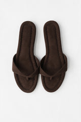 Everyday Thong - Coffee Suede - BLVD