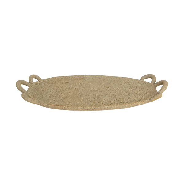 Emalla Hand Textured Vanity Tray - Raw Stoneware