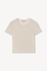 Rib Stitch Baby Tee - Bone
