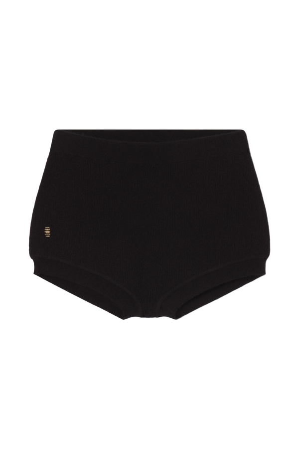 Rib Stitch Bloomer - Black