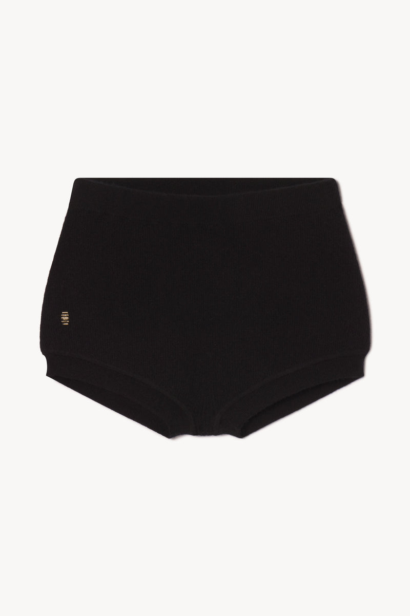 Rib Stitch Bloomer - Black