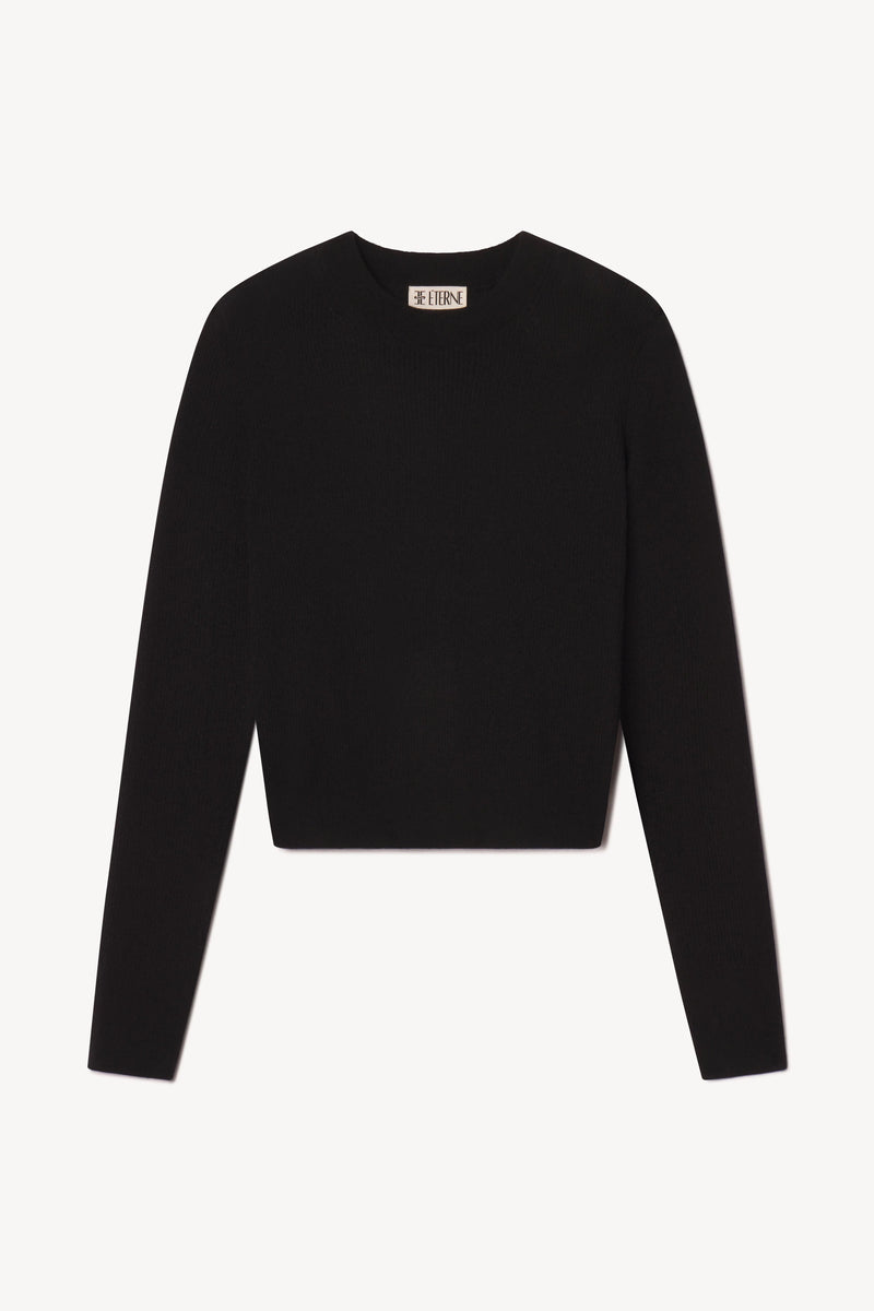 Rib Stitch Clark Sweater - Black