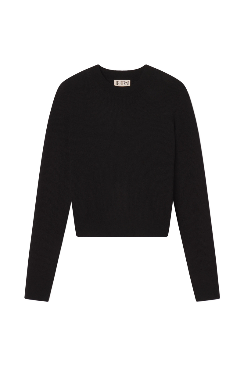 Rib Stitch Clark Sweater - Black