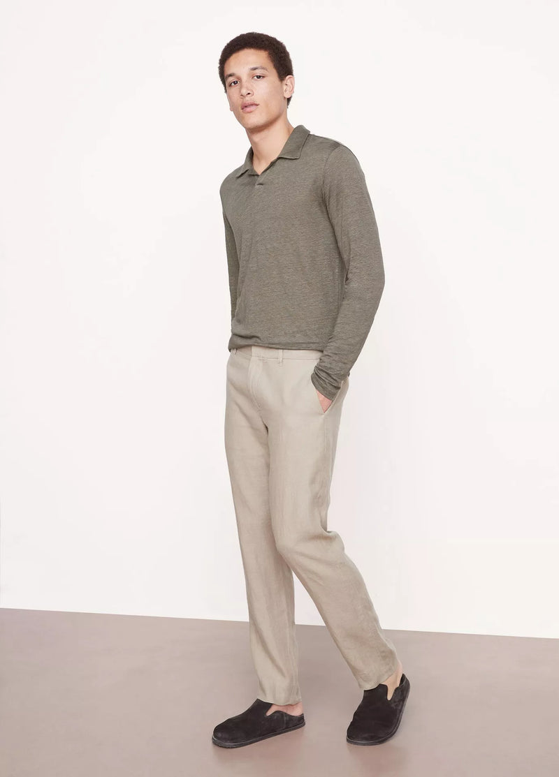 Relaxed Hemp Griffith Pant - Dark Taupe