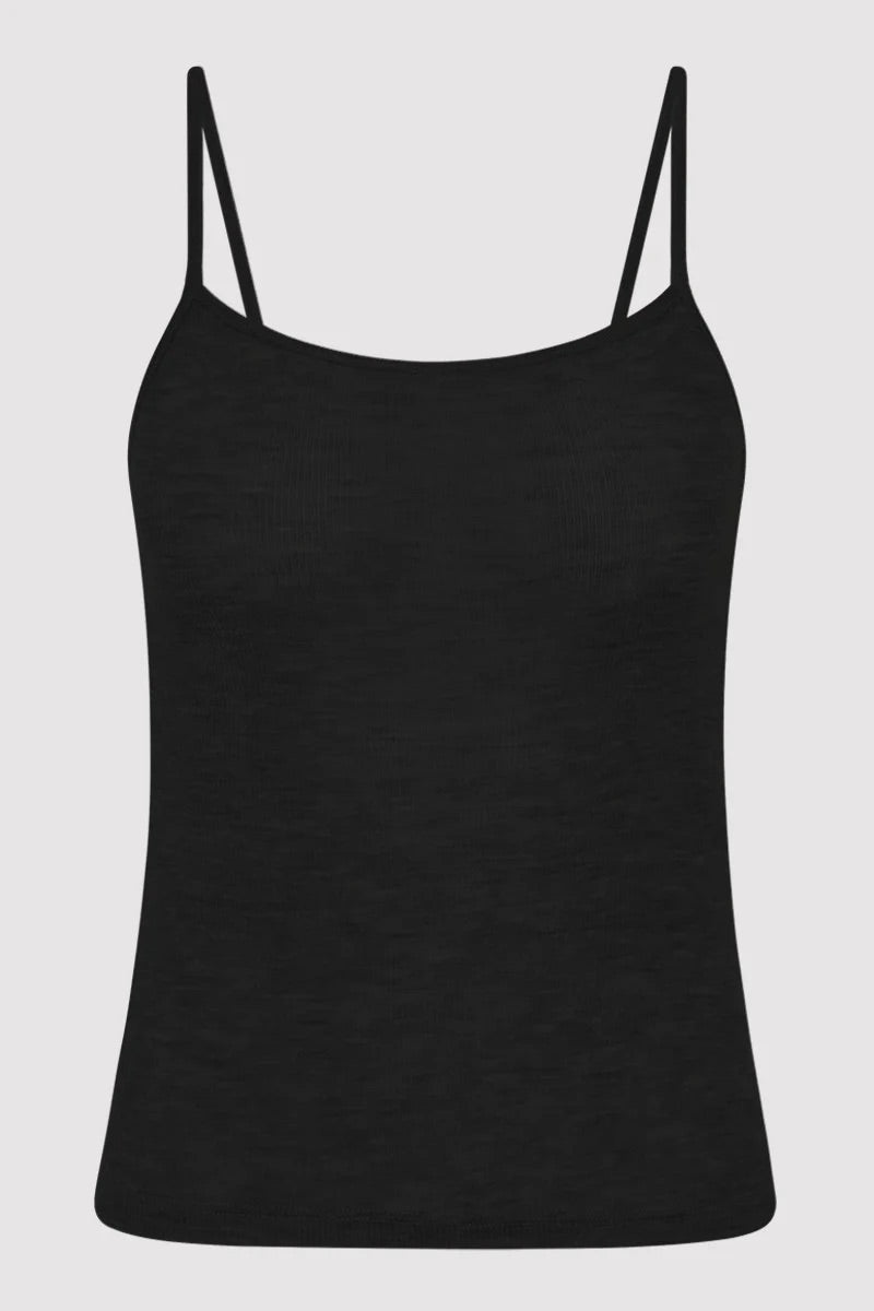 Baby Wool Cami - Black