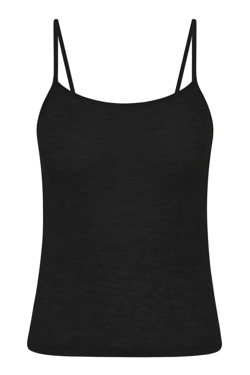 Baby Wool Cami - Black