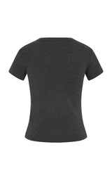 Organic Cotton Baby Tee - Charcoal