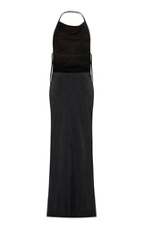 Adjustable Strap Dress - Black