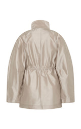 Paper Taffeta Parka - Fog