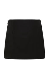 Utilitarian Pocket Mini Skirt - Black