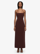 Romee Strapless Maxi Dress - Raisin