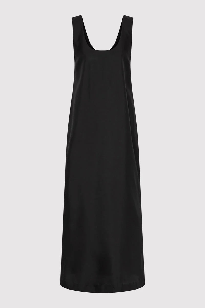 Jordan Button Up Dress - Black