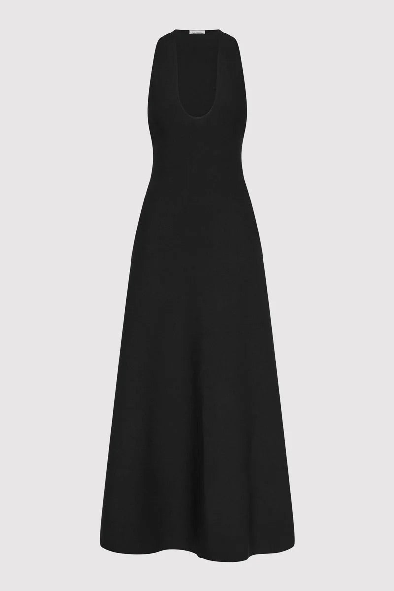 Sculpted Knit Dress - Black