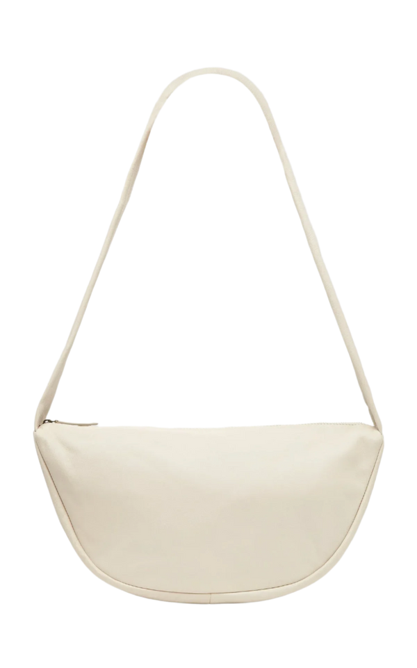 Soft Crescent Bag - Ecru