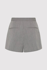 Tailored Boxer Shorts - Grey Pinstripe