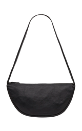 Soft Crescent Bag - Black