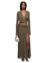Isabella L/S Top - Twig