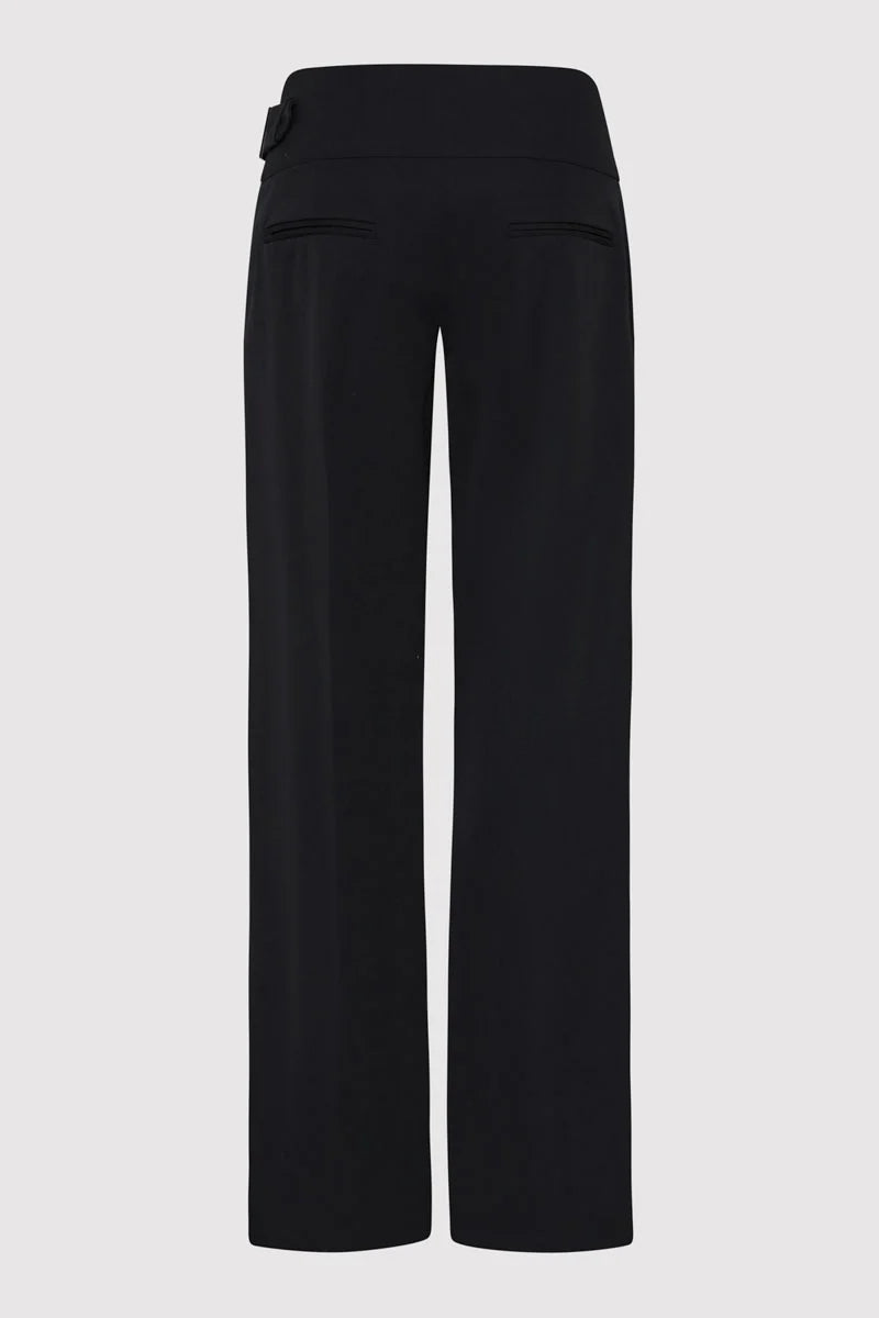 Cummerbund Pants - Black