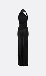 Ida Halter Dress - Black