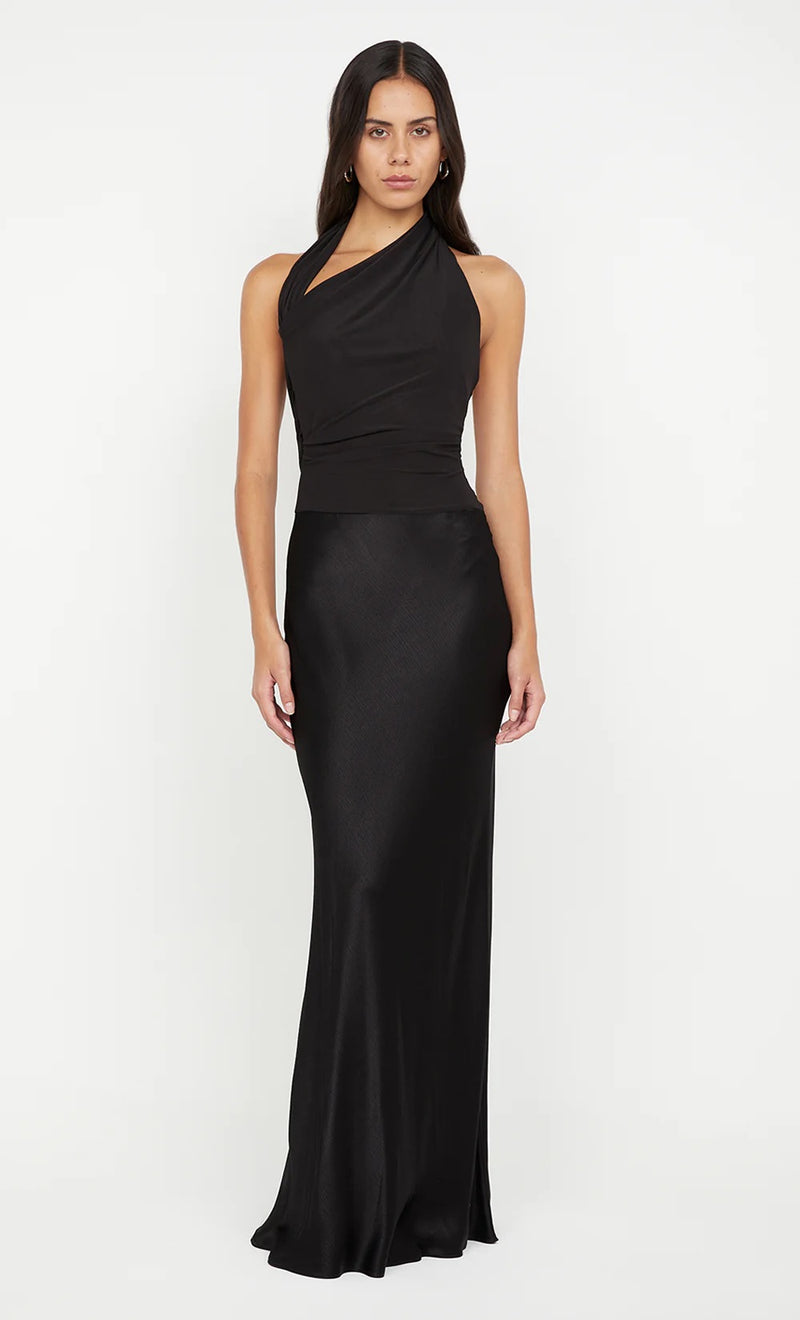 Ida Halter Dress - Black