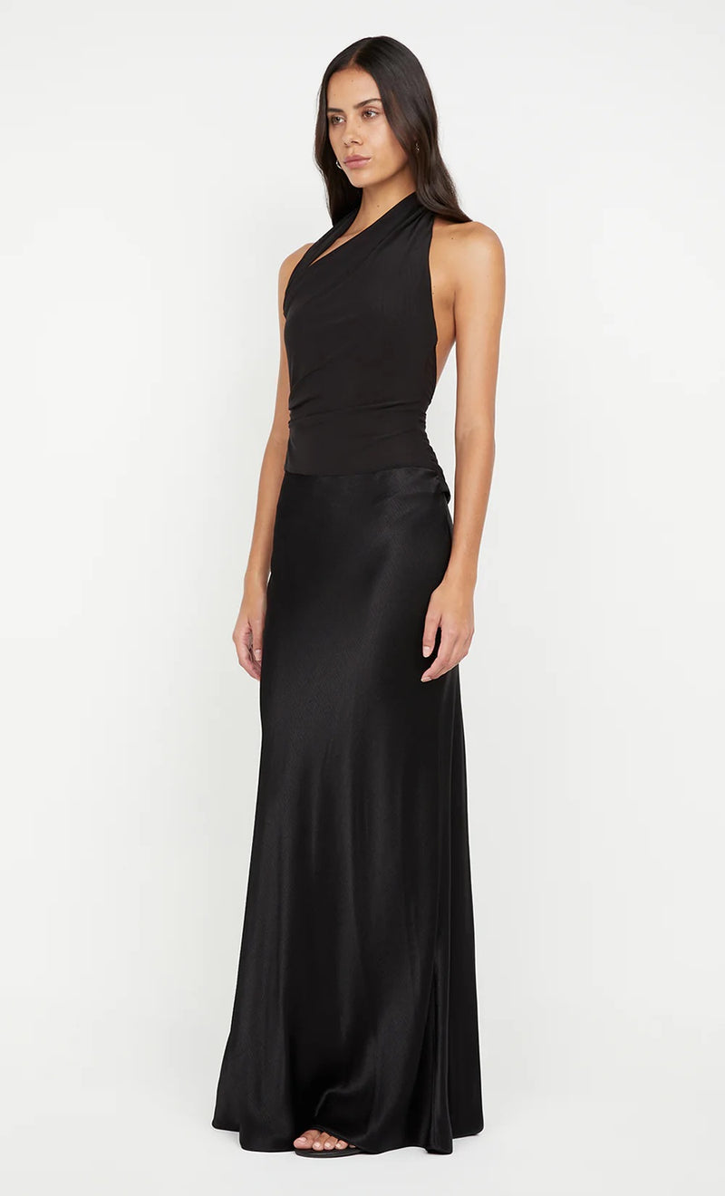 Ida Halter Dress - Black