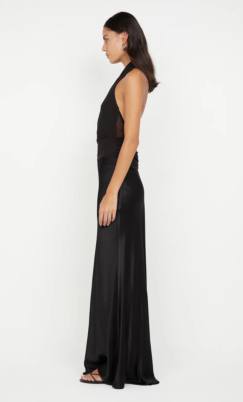 Ida Halter Dress - Black