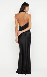Ida Halter Dress - Black