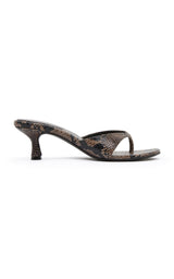 Everyday Thong Heel 50 - Python Embossed