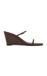 Petit Belt Detail Wedge 70 - Pecan - BLVD