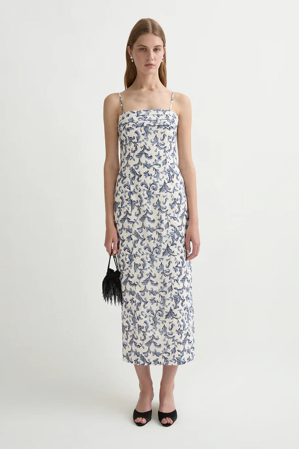 Rue Dress - Blue Baroque
