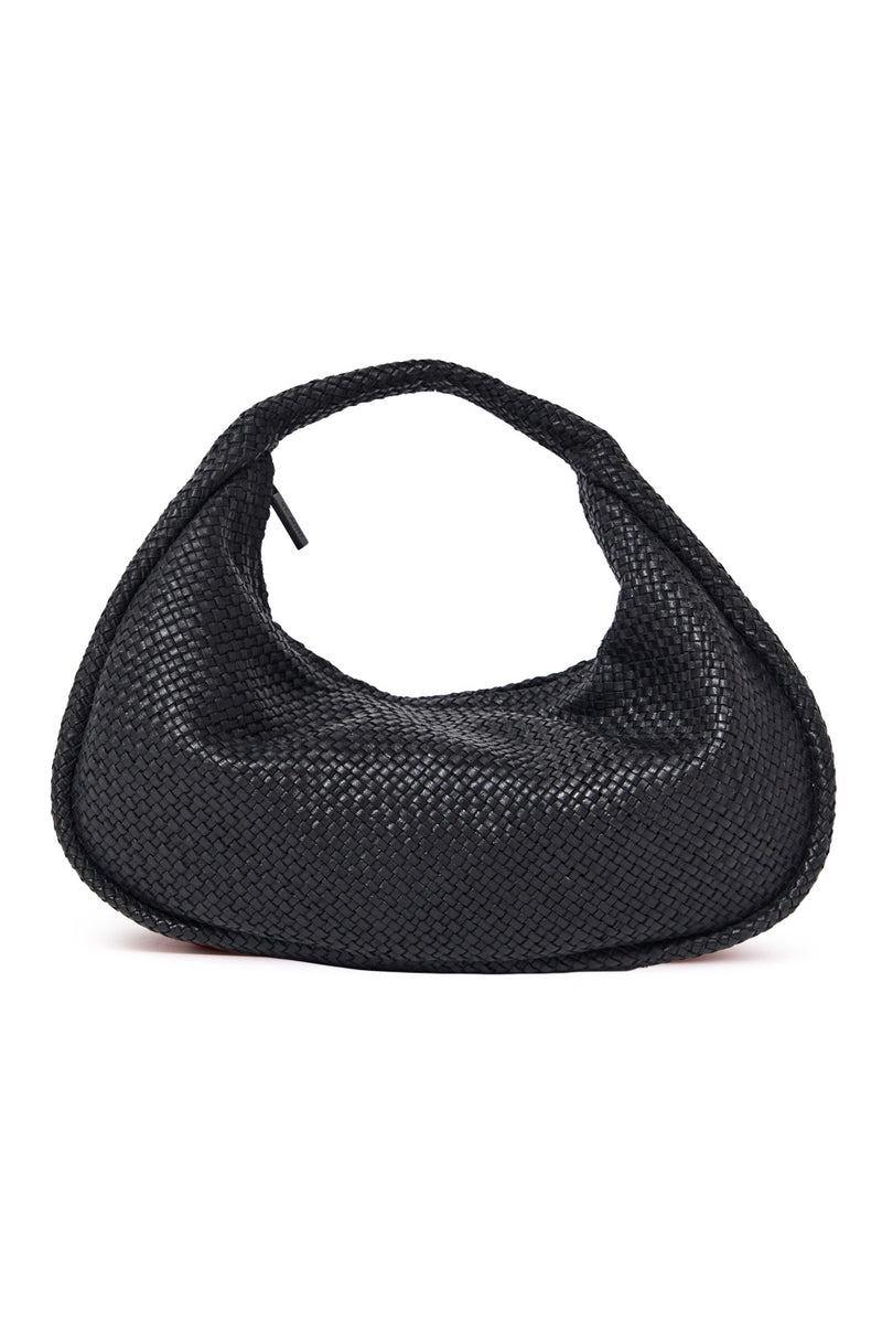 Bon Bon Bag - Black Woven