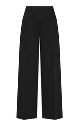 Belt Detail Pants - Black