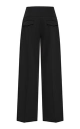 Belt Detail Pants - Black