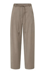Tailored Barrel Pants - Light Taupe