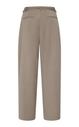 Tailored Barrel Pants - Light Taupe