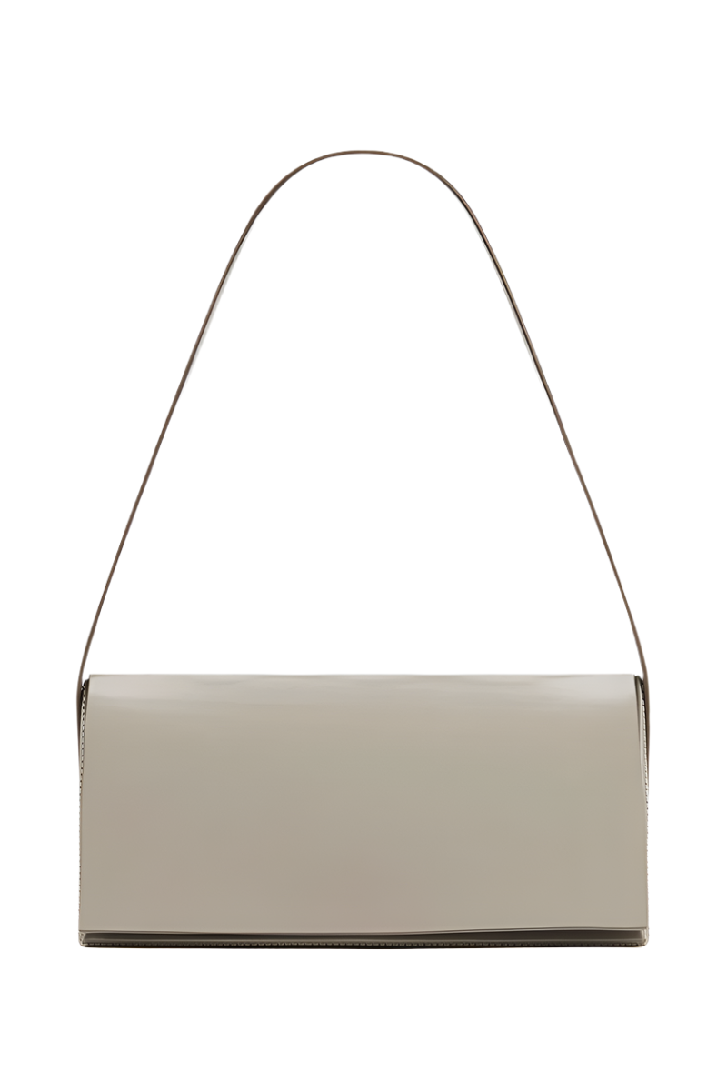 Triangle Origami Shoulder Bag - Slate