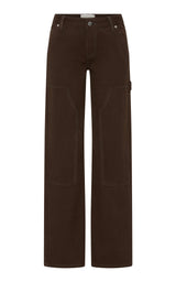Canvas Carpenter Jeans - Bark