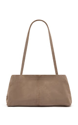 Suede Origami Tote - Almond