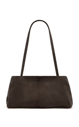 Suede Origami Tote - Coffee