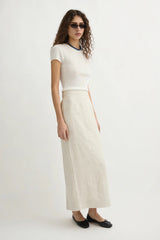 Emma Pencil Skirt - Natural - BLVD