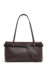 Bead Belt Detail Bag - Coffee