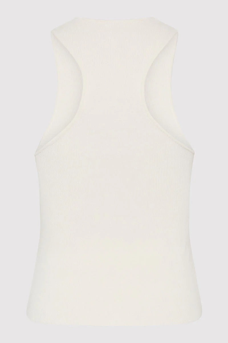 Sculpted Knit Top - Off-White