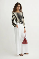 Parker Trouser - Ivory - BLVD