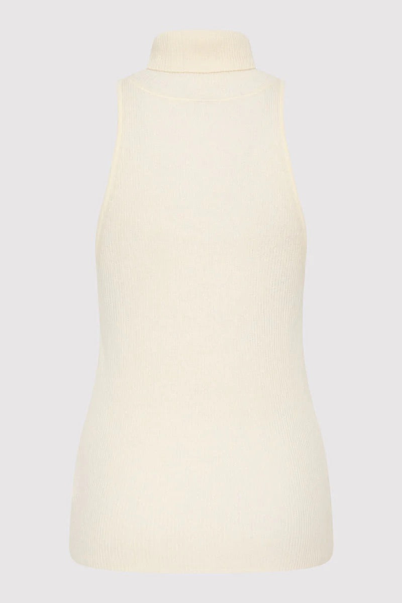 Cashmere Blend Top - Chalk